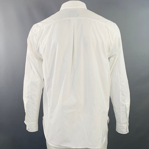 GOLDWIN Size L White Polyester One Pocket Long Sleeve Shirt - Picture 4 of 8